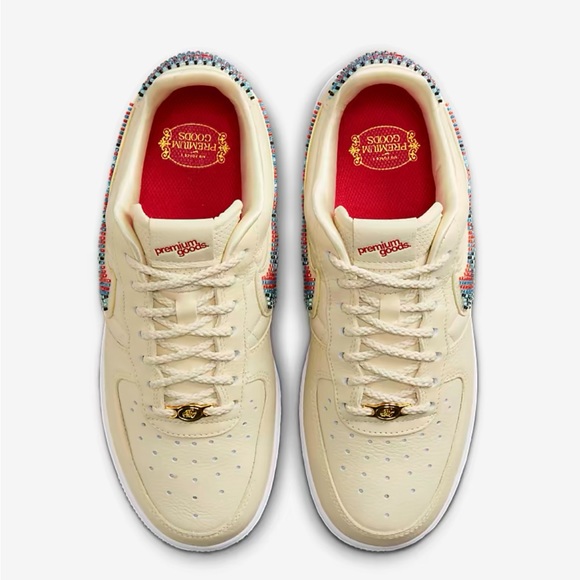 NWT Nike Air Force 1 Low x Premium Goods – Beaded Multicolor – Size 8 - Picture 4 of 11
